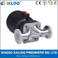 rubber lined diaphragm valve with pneumatic actuator KLGMF-20